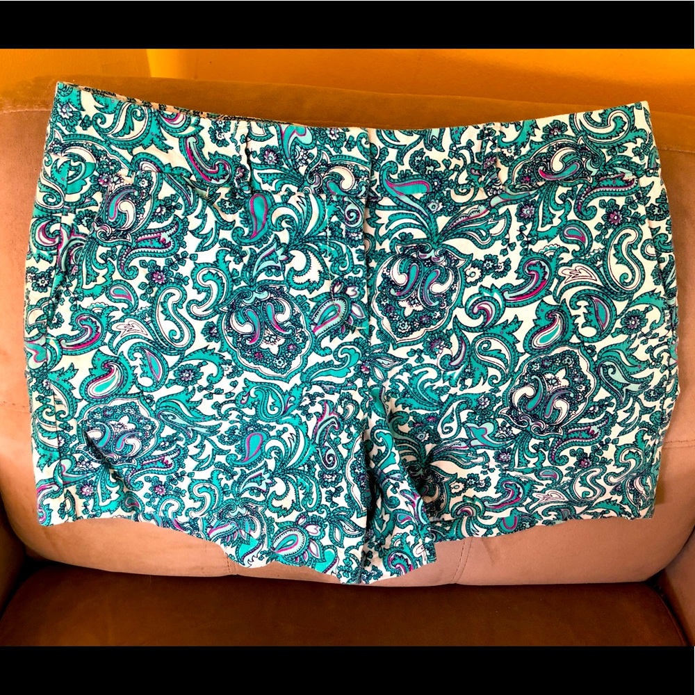 Ann Taylor loft paisley shorts